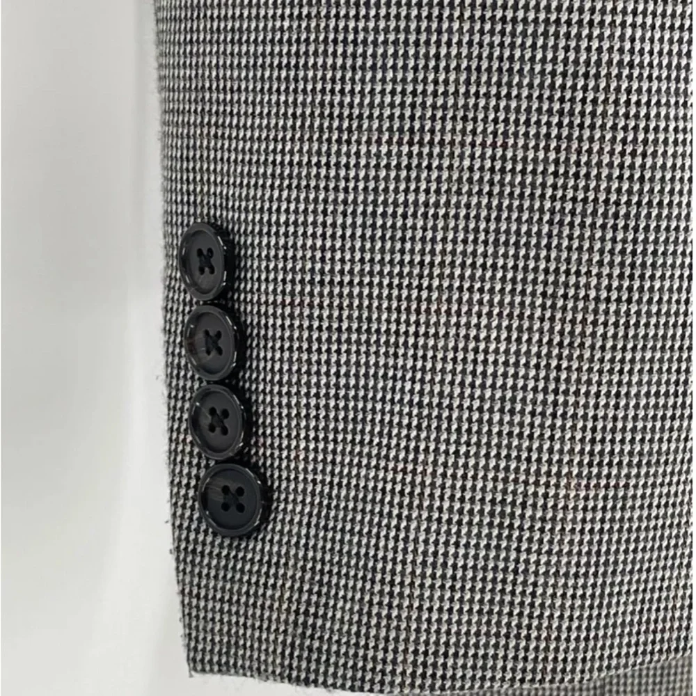 Ralph Lauren‎ blade sports coat size 42R  2 button front, black and gray plaid